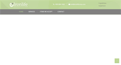 Desktop Screenshot of ironlifecorp.com